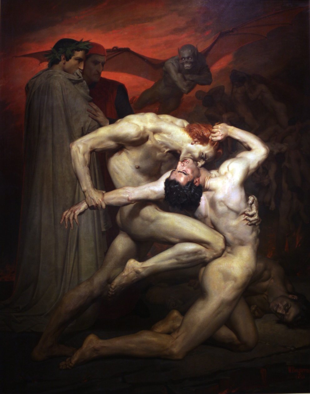 Dante and Virgil by William-Adolphe Bouguereau